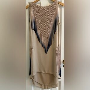 Haute Hippie Buff Fringe Dress